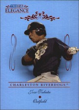 2007 TRISTAR Elegance Red #18 Jose Tabata /25 