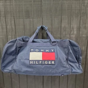 VTG Tommy Hilfiger Duffle Bag Travel Gym Sports Luggage Overnight Carry On Day - Picture 1 of 22