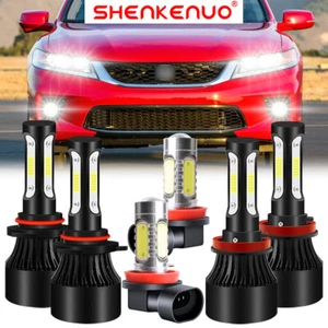 For Honda Accord 2013 2014 2015 4side LED Headlight High Low Beam + Fog Light X7 - Picture 1 of 14