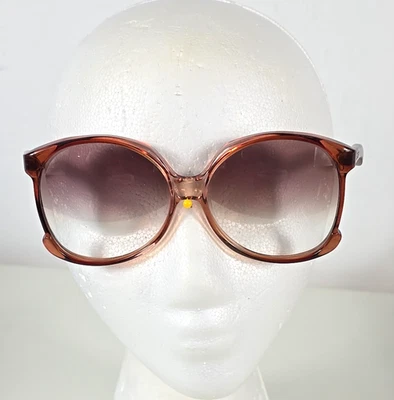 Gafas de sol vintage nuevas con etiquetas - Givenchy marrón de gran tamaño Foto 1 de 4