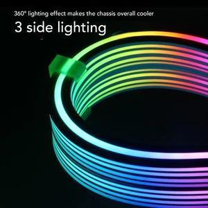 24 Pin RGB Power Extension Cable Kit ARGB 18AWG Silver Plated Wire Power NEW - Afbeelding 1 van 12
