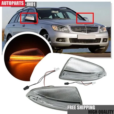 1 par de luces de luz de señal de giro de espejo lateral de puerta para Mercedes Benz X164 GL350 GL450 Foto 1 de 4