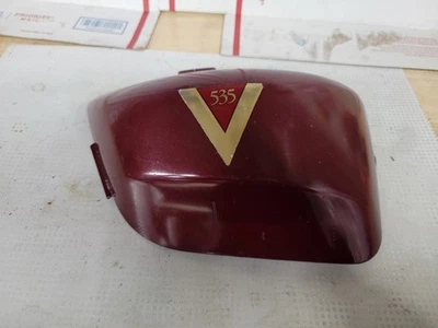 Yamaha Virago 535 1987 cubierta lateral rojo escarlata. Lado derecho 2gv-21721-00-mv Foto 1 de 4
