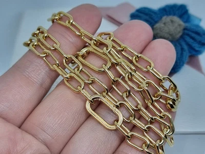 NUEVO EN CAJA Genuino Pandora Chapado en Oro 14k ME Pequeño Eslabón Cadena Collar 50cm 💕  Foto 1 de 4