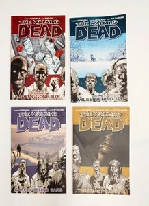 The Walking Dead Volumes 1-4 Kirkman Moore Adlard Horror Graphic Novels  - Picture 1 of 8