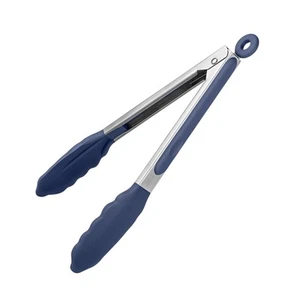 Heat Resistant Silicone Kitchen Tong: 9 inch 480ºF Hot Proof Cooking with Firm - Picture 1 of 9