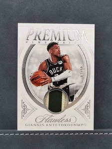 Giannis Antetokounmpo 2023-24 Panini Flawless Premium Silver Patch /10 #PRM-GIA - Picture 1 of 2