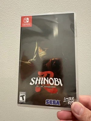 Shinobi Art of Vengeance SWITCH Limited Run Games 10th Anniversary Cover Variant - Image 1 of 2