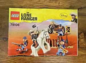 Lego Disney The Lone Ranger 79106 Cavalry Builder Set Instruction Manual Only - Picture 1 of 2