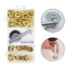 103pcs Brass Grommet Repair Kit for Tents Awning Canopy Flags Easy Installation