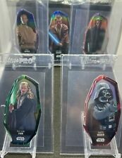 2023 Star Wars Topps Chrome - Kyber Crystal - Complete Set KCD- 1, 2, 3, 4, 5.