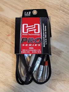 Hosa Technology 3' Pro Stereo Verbindung, Dual REAN 1/4" TRS auf dasselbe - Bild 1 von 5