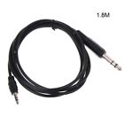 1/4" TRS Stereo Male to 1/8" Male Adapter Cable 6.35mm to 3.5mm Aux Cable