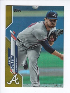 2020 Topps Update Series #U-171 BRYSE WILSON Atlanta Braves GOLD FOIL Parallel - Picture 1 of 2