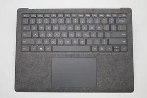 Microsoft Surface Laptop 3 1867 Series Grey Top Cover US English - Afbeelding 1 van 2