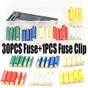 30pcs Torpedo Fuse Classic Car Auto Ceramic Continental Bullet 5 8 16 20 25 30a - Picture 1 of 10