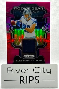 Luke Schoonmaker 2023 Panini Prizm Rookie Gear Patch - Picture 1 of 2