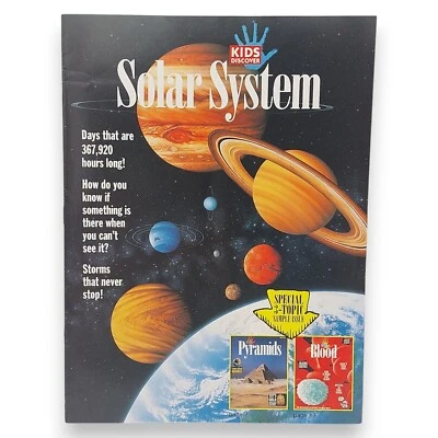 Kids Discover Solar System Vintage Magazine Special 3 Topic Sample Issue 2005 Foto 1 de 4