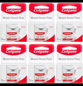 Colgate Filo interdentale cerato totale / nastro 6x50M (confezione da 4, 50M ciascuno) VENDITORE USA - Foto 1 di 1
