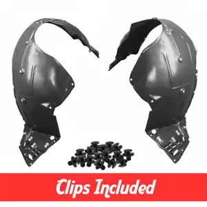 Front Fender Liner Set w/ Clips For 2017-2019 Honda Civic Hatchback EX EX-L - Picture 1 of 4