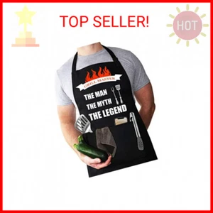 LYLPYHDP Aprons for men, Funny apron for men, BBQ aprons, Grilling aprons, Chef - Picture 1 of 2