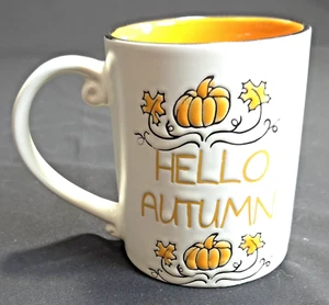 Spectrum Designz - Taza Hello Autumn Pumpkin - 16 OZ - USADA EN EXCELENTE ESTADO - Imagen 1 de 4