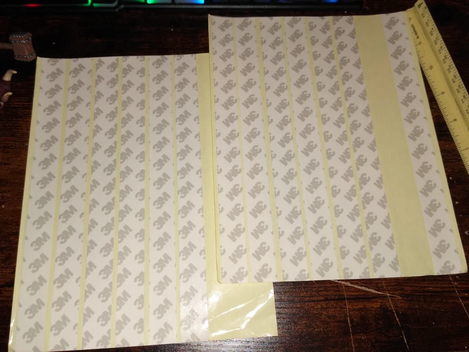 CINTA FUERTE DOBLE CARA 3M (HOJAS incompletas) (13 tiras en total) 3/4" x 9" leer Foto 1 de 1