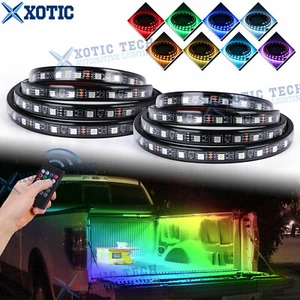 2pcs 60" RGB Bar Truck Cargo Bed Work Light Strip Kit For Ford Chevy Dodge GMC - Picture 1 of 12