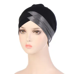 Ladies Cancer Hat Chemo Cap Muslim Hair Loss Head Scarf Turban Head Wrap Cover- - Picture 1 of 74