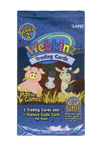 2007 Ganz Webkinz Trading Cards + Code Series 2 Factory Sealed Pack Non-Sport - Picture 1 of 2