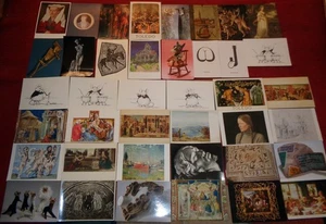 LOTE DE TRABAJO 40 POSTALES DE ARTE VINTAGE: RATONES KEN HOWELL: ESCULTURA MODERNA DE MAESTROS ANTIGUOS - Imagen 1 de 13