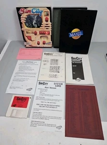Sim City Atari ST 1989 komplett in Box CIB Floppy Original Simcity Maxis - Bild 1 von 5