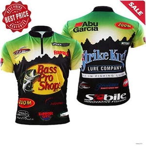 Individueller Name Bass Pro Shop Angeltrikot Bass Rapala Shirt Zip Jersey T-Shirt - Bild 1 von 4