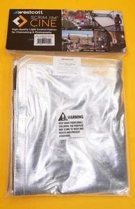 WESTCOTT Scrim Jim Cine 2-in-1 Silver/White Bounce Fabric 4'x6' - Picture 1 of 3