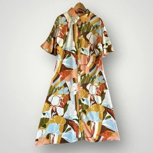 Zara Kleid Größe L Midi - Bild 1 von 10