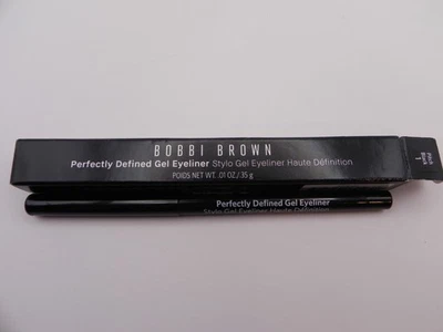 Delineador de ojos en gel Bobbi Brown perfectamente definido Pitch Black 0,01 oz nuevo con caja Foto 1 de 4