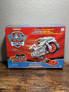 Paw Patrol Wildcat Moto Pups Deluxe Pull-Back Vehicle And Figure Pop A Wheelie! - Picture 1 of 6