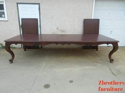 Huge Monumental Bau Custom Dining Room Table Banquet Conference French Regency - Image 1 of 4