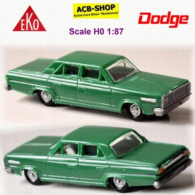 Dodge Dart Limousine 1966 Verde Green 1:87 EKO 2063 - Immagine 1 di 4