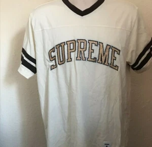 Maglietta FW17 Supreme Glitter Arc Calcio Top M Bianco - Foto 1 di 10
