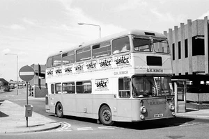 9 x NEGATIVOS DE AUTOBÚS: VARIOS @ LOUGHBOROUGH 1989 KINCH & MIDLAND FOX - Imagen 1 de 9