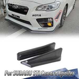 2021 Fits SUBARU WRX 4th 4D Sedan STI Front Canard Flap Painted #K1X - Picture 1 of 4