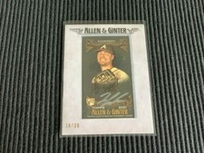 2021 TOPPS ALLEN GINTER X IAN ANDERSON  *ROOKIE FRAMED MINI AUTO #18/30*  BRAVES