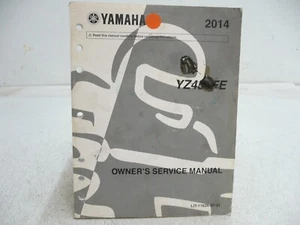 YAMAHA YZ450FE 14 SERVICE REPAIR MANUAL BOOK OEM - Bild 1 von 6