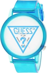 guess watch orologio in gomma azzurro 39mm (V1018M5) nuovo - Picture 1 of 3