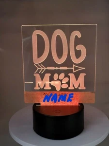 Personalized Custom Dog Sentiment Light, Night Light. - Picture 1 of 3