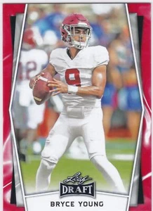 2022 Leaf Draft Red Box Base Red #1 Bryce Young Rookie Alabama - Bild 1 von 1