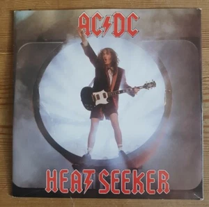 AC/DC Heatseeker UK 7" Vinyl Paper Labels Atlantic Records A9136 1988 - Picture 1 of 11