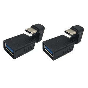 10pcs USB 3.1 C Male to USB 3.0 A Female U Angle OTG Adapter Laptop Tablet Phone - Picture 1 of 9