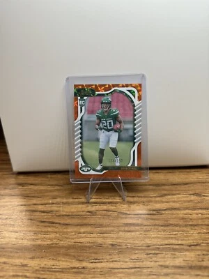 2022 Panini Absolute BREECE HALL Orange Squares Rookie RC #'d /199 SP JETS - Image 1 of 2